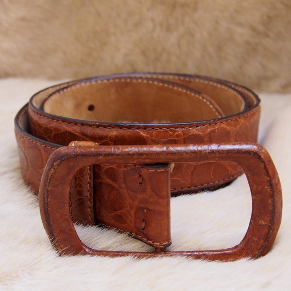 Cole Haan Accessories - Cole Haan Italian Hand-Crafted VTG Embossed Belt